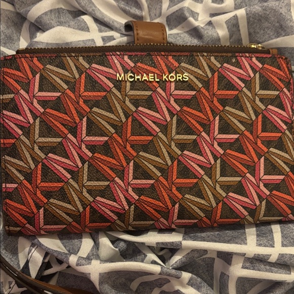 Michael Kors Handbags - Michael Kors Brown Leather Wallet